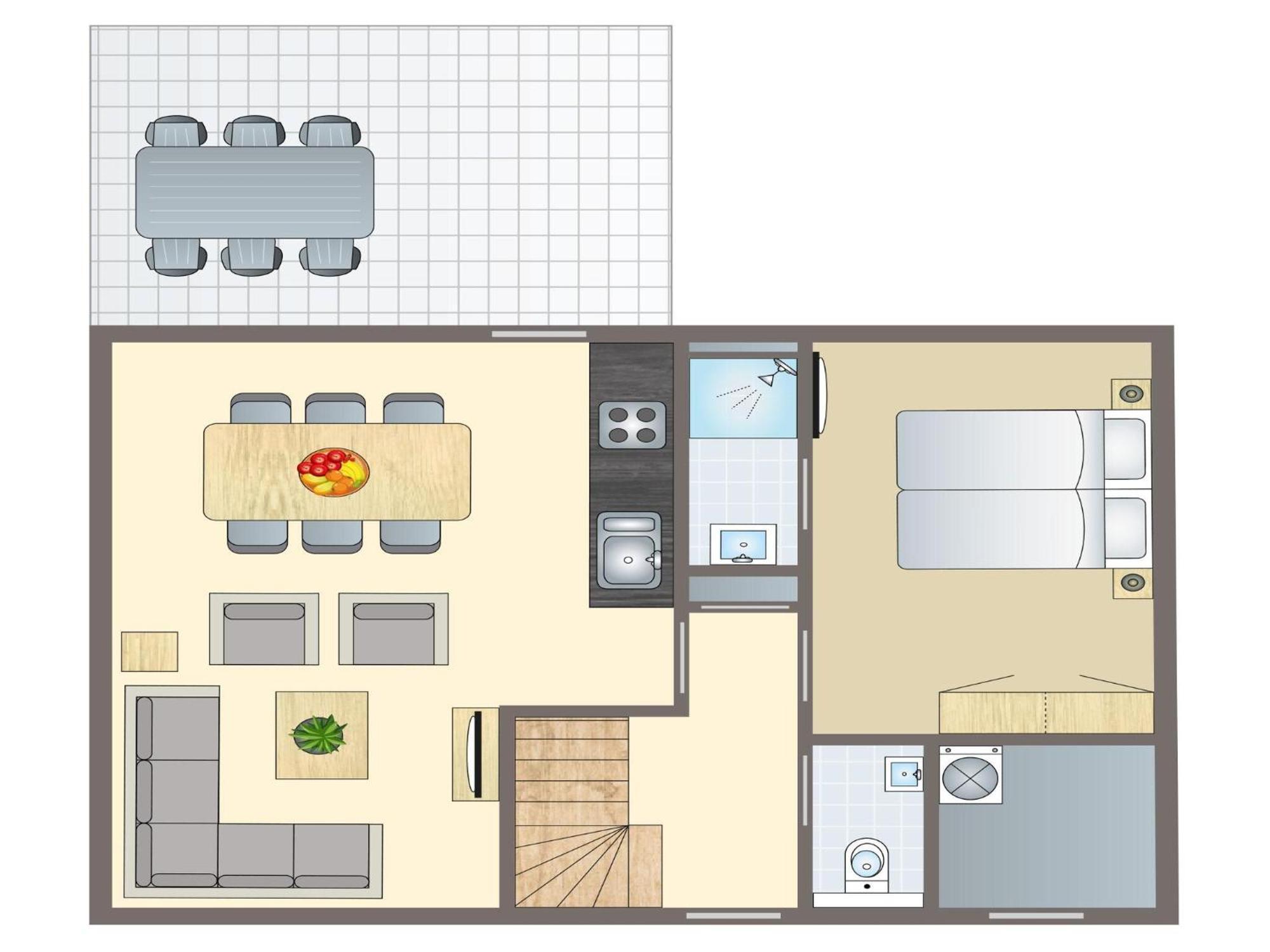 Vakantiehuis Luxury House With Sauna, 700 M From The *